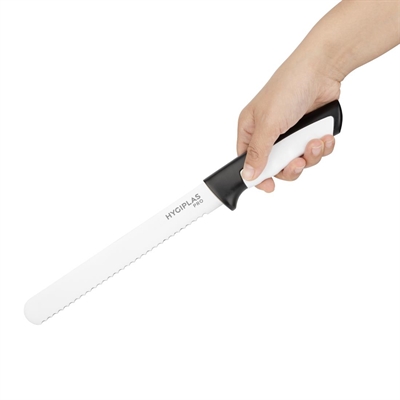 Hygiplas Pro Bread Knife White 20cm - Image 3
