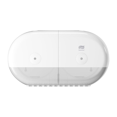 Tork SmartOne Mini Twin Toilet Roll Dispenser - Image 6