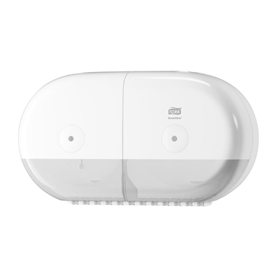 Tork SmartOne Mini Twin Toilet Roll Dispenser - Image 5