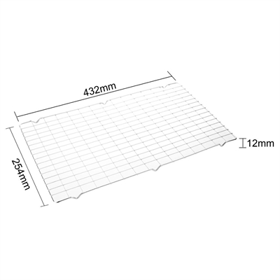 Nisbets Essentials Stainless Steel Cooling Rack 432x254mm (2 Pack) - Image 5