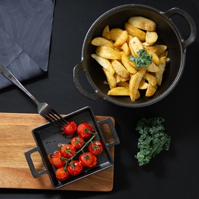 Olympia Cast Iron Square Eared Dish 130x130mm - Image 6