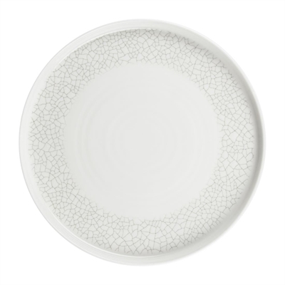 Churchill Viana Walled Plates Charcoal Grey 260mm (6 Pack)