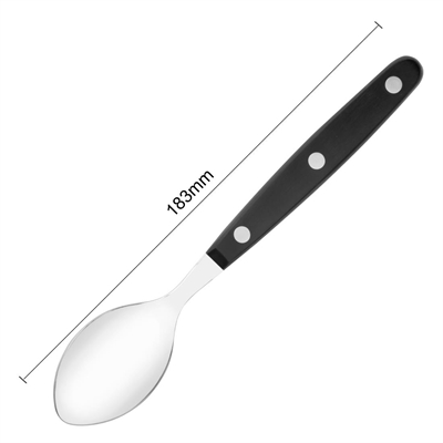 Olympia Taverna Teaspoons with Black Handles (12 Pack) - Image 3