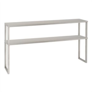 Parry Stainless Steel Two Tier Heated Chefs Rack with L Bracket 1000x350mm