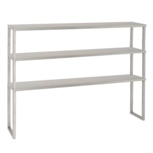 Parry Stainless Steel Three Tier Ambient Chefs Rack with L Bracket 1800x300mm