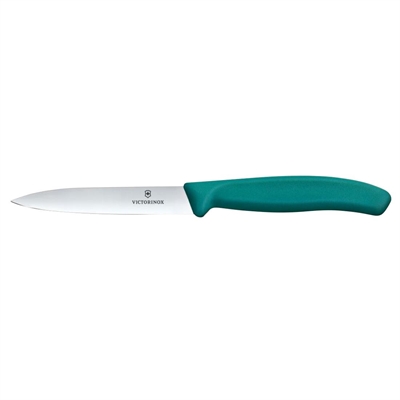 Victorinox Swiss Classic Paring Knife Straight Pointed Tip Green 10cm - Image 2