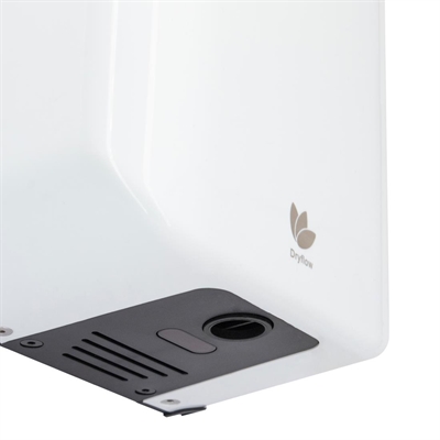 Dryflow Viska Quiet Hand Dryer White DFT01WT - Image 3
