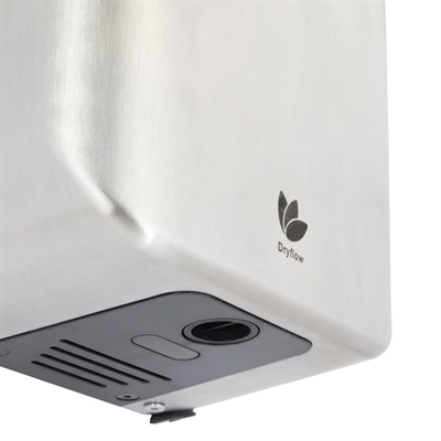 Dryflow Viska Quiet Hand Dryer Brushed Satin DFT01BR - Image 2