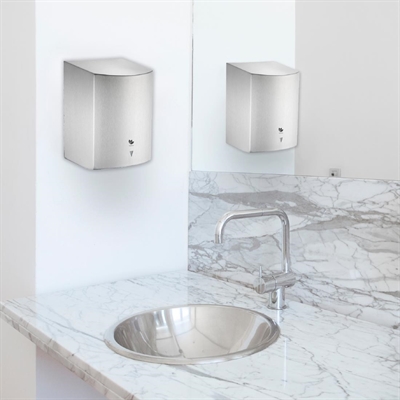 Dryflow Turboforce Hand Dryer Brushed Satin TF03 - Image 3