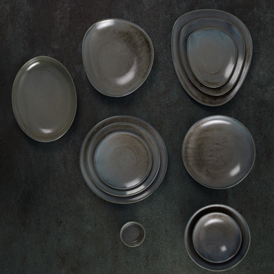 Olympia Ember Oval Bowls Blue 265x200mm (4 Pack) - Image 5