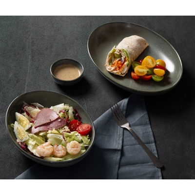 Olympia Ember Oval Bowls Blue 265x200mm (4 Pack) - Image 8