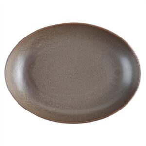 Olympia Ember Oval Bowls Mahogany 265x200mm (4 Pack)