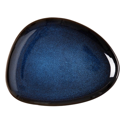 Olympia Luna Triangular Plates Midnight Blue 275x210mm (6 Pack)