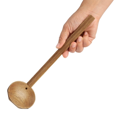 Olympia Miso Acacia Wood Ramen and Pho Ladles 270mm (6 Pack) - Image 3