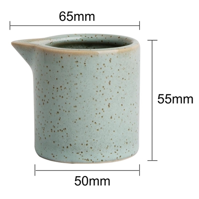 Olympia Origin Milk Jugs Duck Egg Blue 70ml (4 Pack) - Image 9
