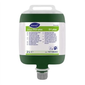 Diversey Suma Star-Plus D1 Divermite Dishwashing Liquid 2Ltr
