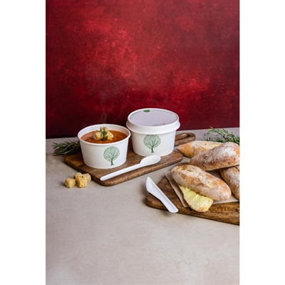 Vegware Soup Containers Green Tree 115-Series 340ml (500 Pack) - Image 2