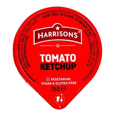Harrisons Tomato Dip Pots 25g (100 Pack) - Image 2