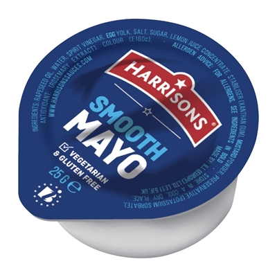 Harrisons Mayonnaise Dip Pots 25g (100 Pack)