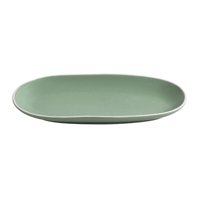 Olympia Chia Oval Plates Green 280x135mm (6 Pack) - Image 2