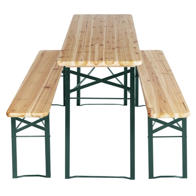 Bolero German Beer Bench and Table Set 1770x500mm