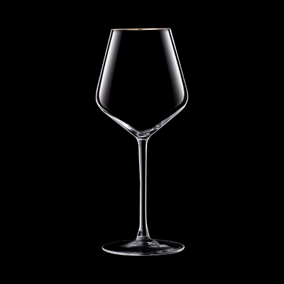 Cristal d'Arques Ultime Gold Band Wine Glasses 380ml (8 Pack) - Image 5