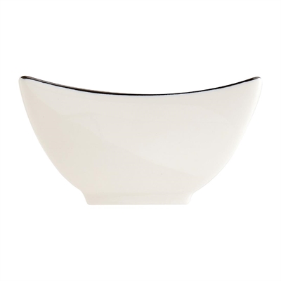 Arcoroc Appetizer Ludico Deep Square Bowls Black Line 90mm (24 Pack) - Image 3