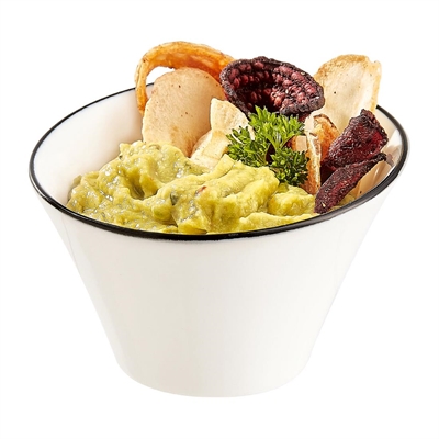 Arcoroc Appetizer Ludico Bowls Black Line 95mm (24 Pack) - Image 2