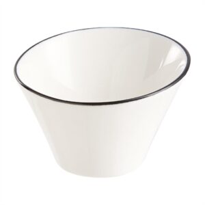 Arcoroc Appetizer Ludico Bowls Black Line 95mm (24 Pack)