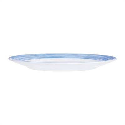 Arcoroc Brush Plates Blue 252mm (12 Pack) - Image 2