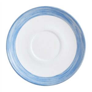 Arcoroc Brush Saucers Blue 140mm (48 Pack)