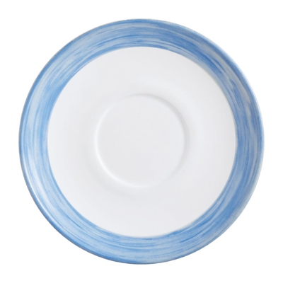Arcoroc Brush Saucers Blue 140mm (48 Pack)
