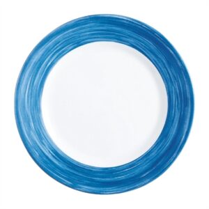 Arcoroc Brush Plates Blue Jean 252mm (12 Pack)