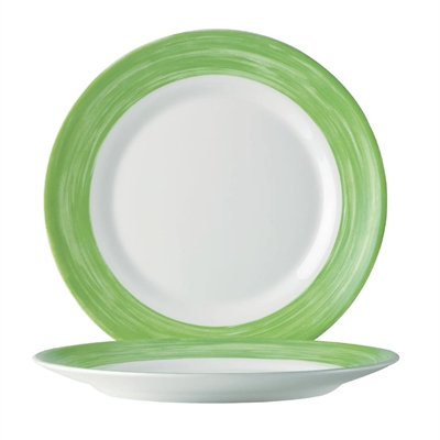 Arcoroc Brush Side Plates Green 155mm (24 Pack) - Image 2