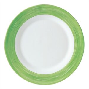 Arcoroc Brush Side Plates Green 155mm (24 Pack)