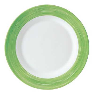 Arcoroc Brush Side Plates Green 155mm (24 Pack)