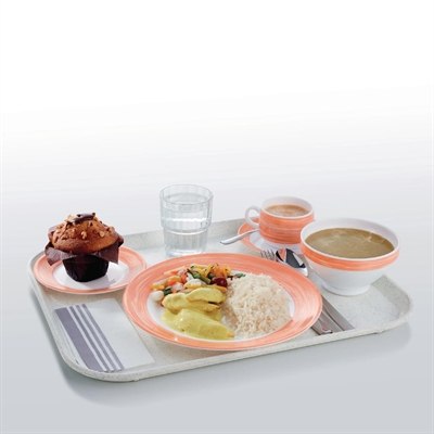 Arcoroc Brush Soup Plates Orange 225mm (12 Pack) - Image 4