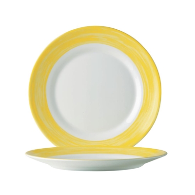 Arcoroc Brush Saucers Yellow 140mm (48 Pack) - Image 2