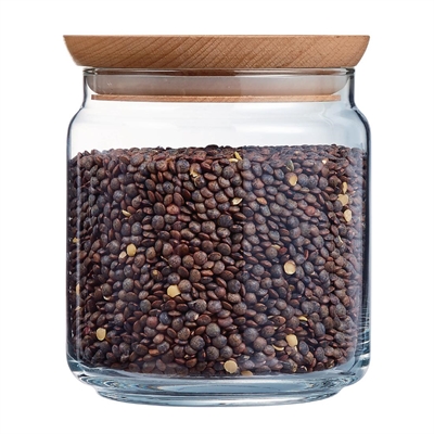 Luminarc Pure Jars & Wood Lids 750ml (6 Pack) - Image 2