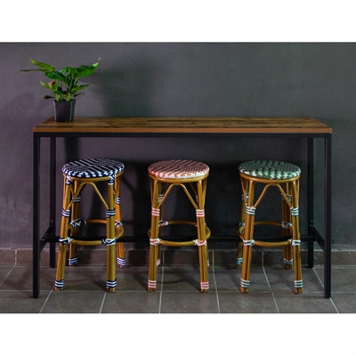 Bolero Bar Height Coffee Table Urban Dark 1600mm - Image 8