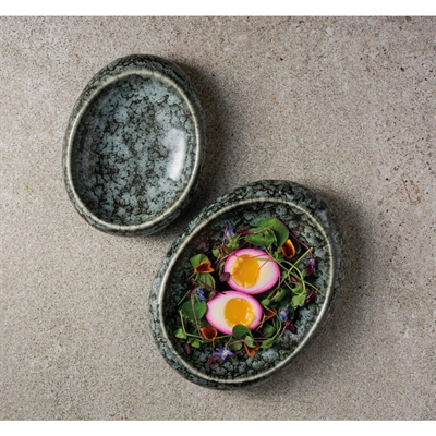 Playground Blue Pearl Oval Bowls 230x170mm - Image 2