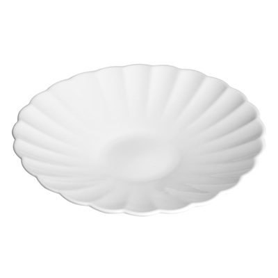 Olympia Bloom Scalloped Pasta Bowls White 260mm (4 Pack) - Image 2