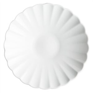 Olympia Bloom Scalloped Pasta Bowls White 260mm (4 Pack)