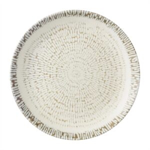 Churchill Cascade Coupe Plates Taupe 217mm (12 Pack)
