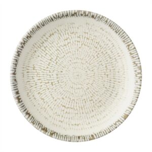 Churchill Cascade Coupe Plates Taupe 165mm (12 Pack)