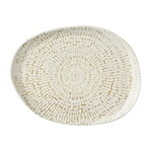 Churchill Cascade Natural Oblong Plates Taupe 260x200mm (6 Pack)