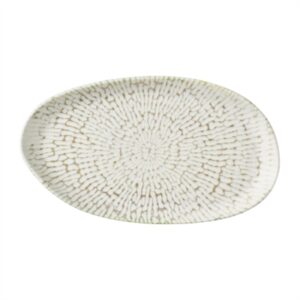 Churchill Cascade Natural Oblong Plates Taupe 260x150mm (6 Pack)