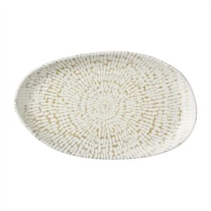 Churchill Cascade Natural Oblong Plates Taupe 220x130mm (6 Pack)