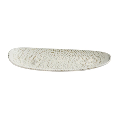 Churchill Cascade Opal Oblong Plates Taupe 300x150mm (12 Pack) - Image 2