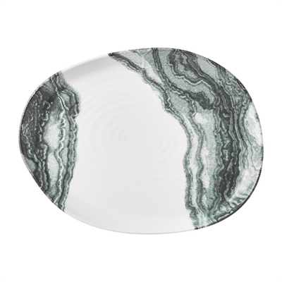Churchill Tide Organic Platters Black 260x200mm (6 Pack)